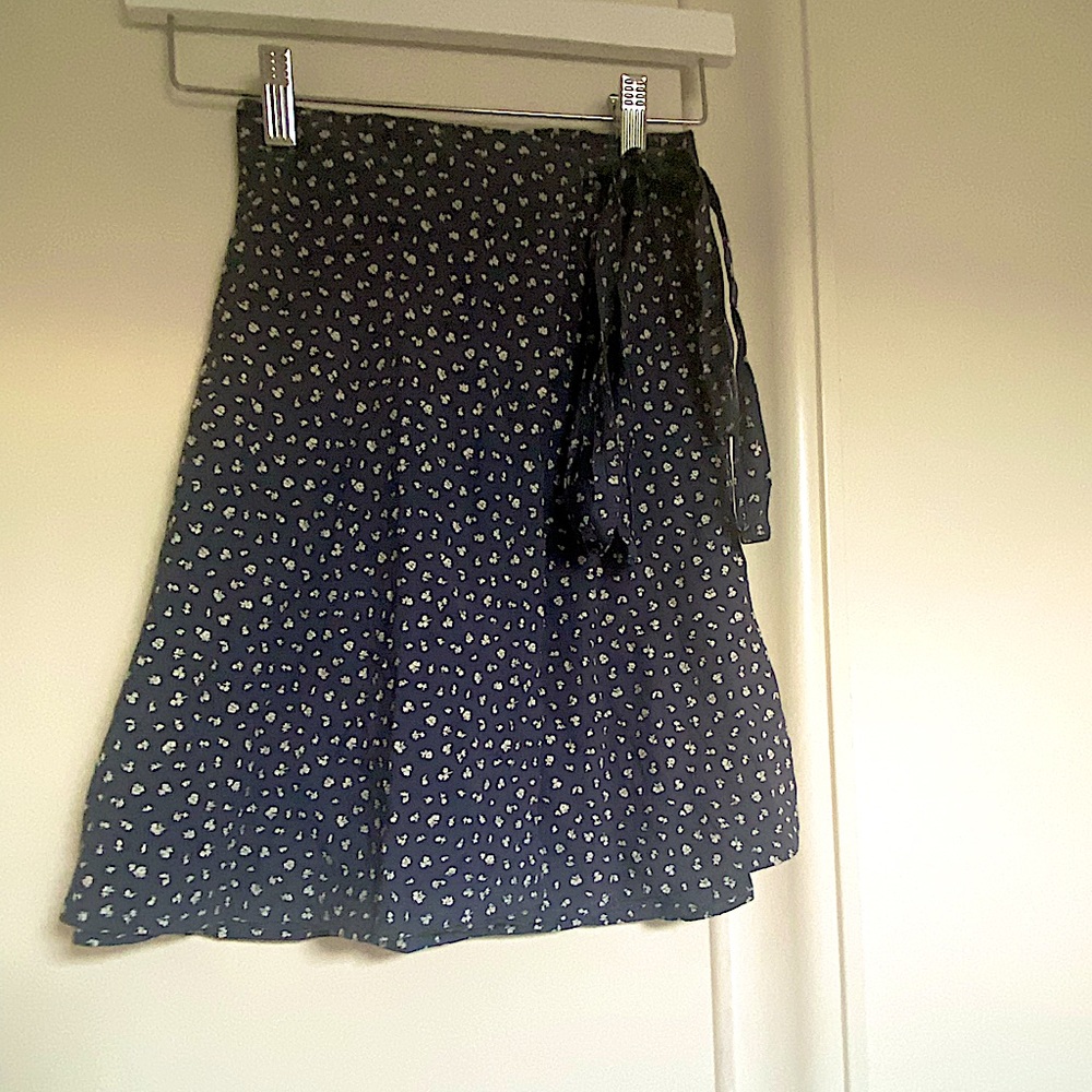 Brandy Melville Wrap Mini Skirt